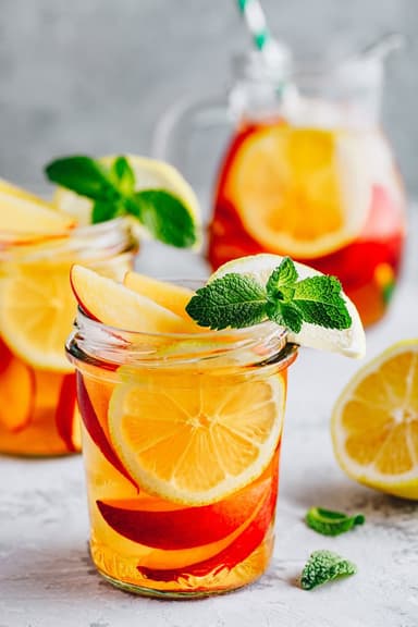 Peach Lemon Iced Tea 