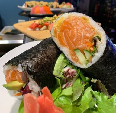 Slammin Salmon Burrito
