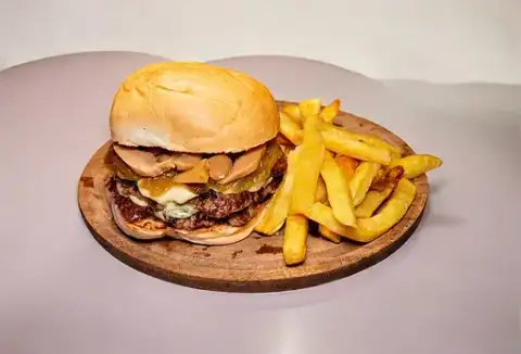 Hamburguesas Davy Jones con Papas