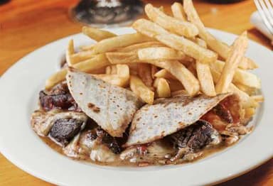 Red Hot Beef Quesadillas